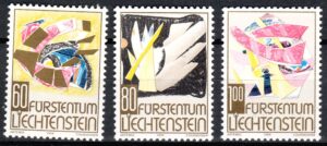 BOŻE NARDZENIE LIECHTENSTEIN MI.1096-1098**