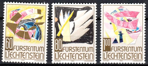 BOŻE NARDZENIE LIECHTENSTEIN MI.1096-1098**