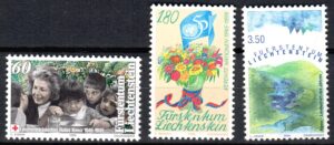 CZERWONY KRZYŻ LIECHTENSTEIN MI.1105-1107**