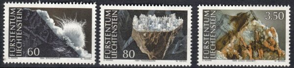 MINERAŁY LIECHTENSTEIN MI.1093-1095**