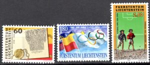 ROCZNICA LIECHTENSTEIN MI.1081-1083**