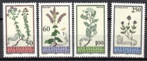 FLORA LIECHTENSTEIN MI.1069-1072**