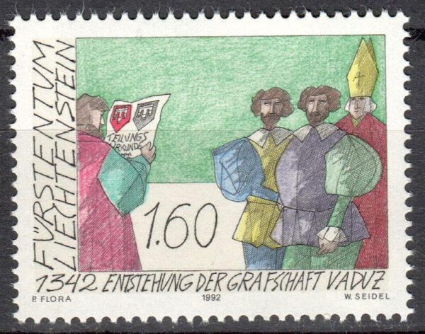 ROCZNICA LIECHTENSTEIN MI.1049**