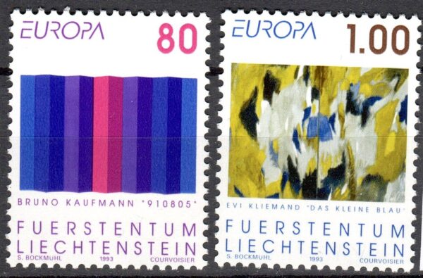 EUROPA LIECHTENSTEIN MI.1054-1055**