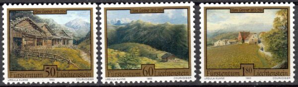 MALARSTWO LIECHTENSTEIN MI.1056-1058**