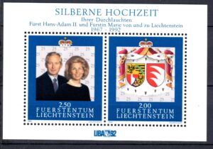 SŁAWNI LUDZIE LIECHTENSTEIN MI.BL.9**