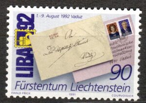 DZIEŃ ZNACZKA LIECHTENSTEIN MI.1026**