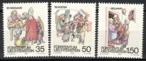 MALARSTWO LIECHTENSTEIN MI.1008-1010**