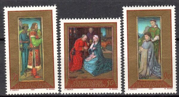 BOŻE NARODZENIE LIECHTENSTEIN MI.978-980**