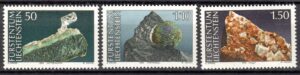 MINERAŁY LIECHTENSTEIN MI.981-983**