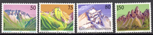 GÓRY LIECHTENSTEIN MI.974-977**