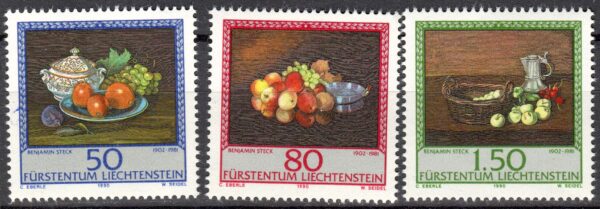 MALARSTWO LIECHTENSTEIN MI.990-992**