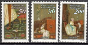MALARSTWO LIECHTENSTEIN MI.957-959**