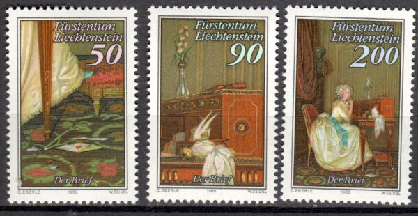 MALARSTWO LIECHTENSTEIN MI.957-959**