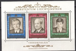 SŁAWNI LUDZIE LIECHTENSTEIN MI.BL.13**