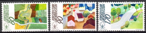 MALARSTWO LIECHTENSTEIN MI.939-941**