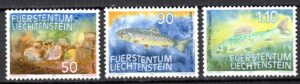 RYBY LIECHTENSTEIN MI.922-924**