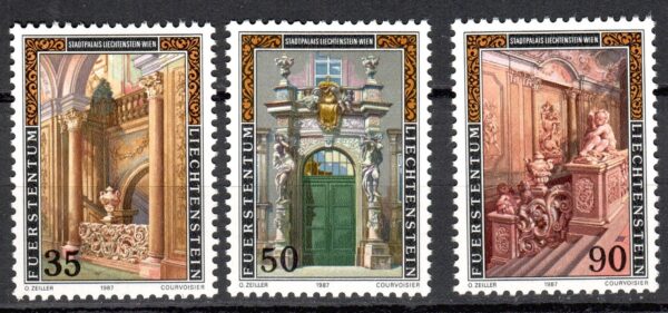 PAŁAC LIECHTENSTEIN MI.925-927**