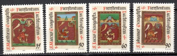 BOŻE NARODZENIE LIECHTENSTEIN MI.930-933**