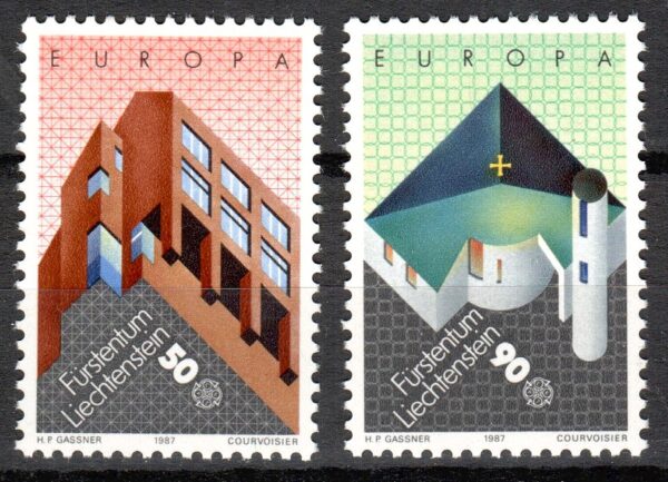EUROPA CEPT LIECHTENSTEIN MI.916-917**