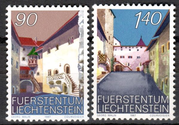 ARCHITEKTURA LIECHTENSTEIN MI.919-920**