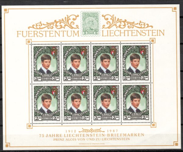 SŁAWNI LUDZIE LIECHTENSTEIN MI.ARK.921**