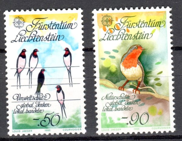 EUROPA CEPT LIECHTENSTEIN MI.893-894**