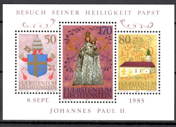 RELIGIA LIECHTENSTEIN MI.BL.12**
