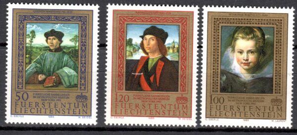 MALARSTWO LIECHTENSTEIN MI.881-883**