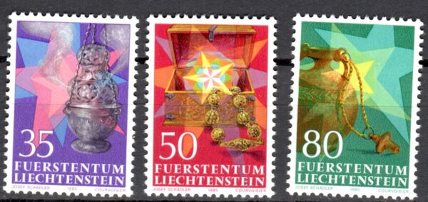 BOŻE NARODZENIE LIECHTENSTEIN MI.884-886**