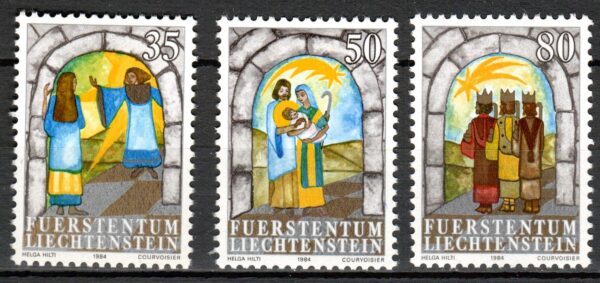 BOŻE NARODZENIE LIECHTENSTEIN MI.861-863**