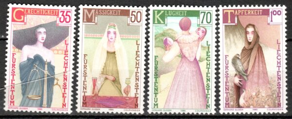 MODA LIECHTENSTEIN MI.871-874**