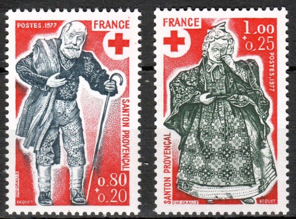 CZERWONY KRZYŻ FRANCJA MI.2054-2055**