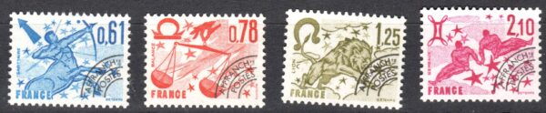 ZNAKI ZODIAKU FRANCJA MI.2112-2115**