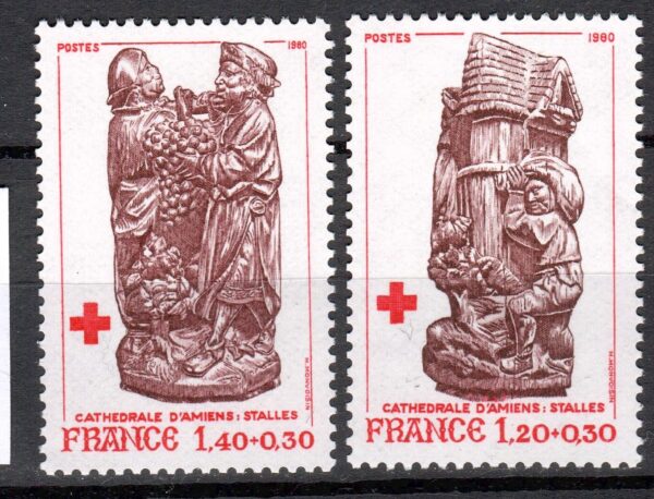 CZERWONY KRZYŻ FRANCJA MI.2231-2232**