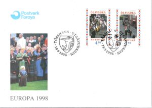 FDC EUROPA WYSPY OWCZE MI.338-339