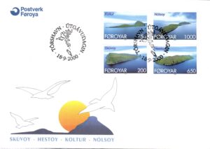 FDC KRAJOBRAZY WYSPY OWCZE MI.381-384