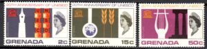 UNESCO GRENADA MI.221-223**