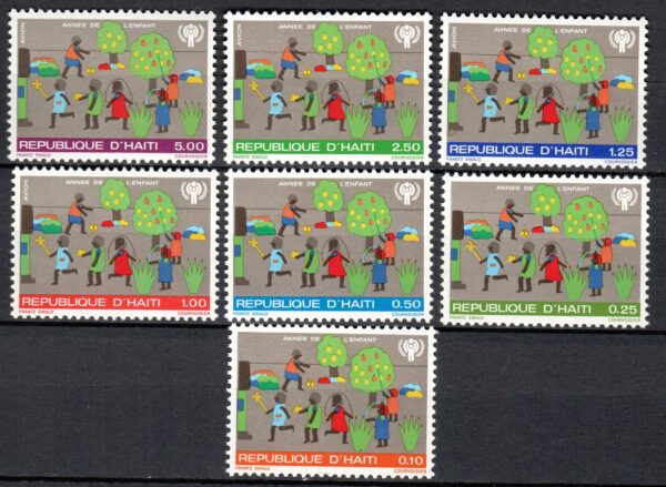 DZIEŃ DZIECKA HAITI MI.1348-1354**