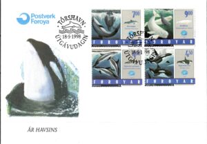 FDC FAUNA MORSKA WYSPY OWCZE MI.334-337