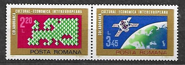 MAPA EUROPY RUMUNIA MI.3189-3190**