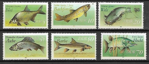 RYBY DDR MI.3095-3100**