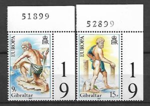 EUROPA CEPT GIBRALTAR MI.416-417**