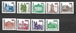 ARCHITEKTURA DDR MI.3344-3352**