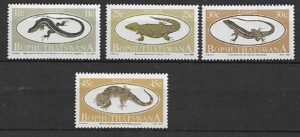 JASZCZURKI BOPHUTHATSWANA MI.129-132**