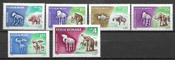 ZWIERZĘTZ Z MUZEUM RUMUNIA MI.2553-2558**