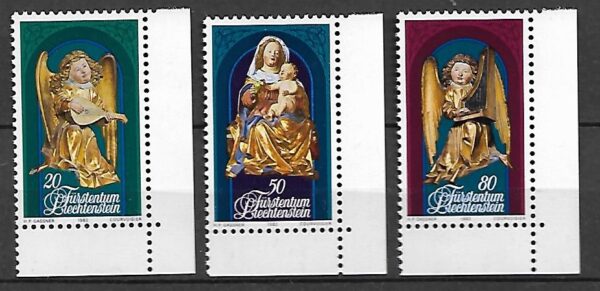 BOŻE NARODZENIE LIECHTENSTEIN MI.813-815**
