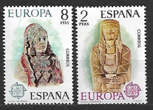 EUROPA CEPT HISZPANIA MI.2072-2073**