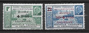 KOLONIE FRANCUSKIE WALLIS ET FUTUNA MI.144-145**