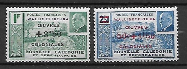 KOLONIE FRANCUSKIE WALLIS ET FUTUNA MI.144-145**